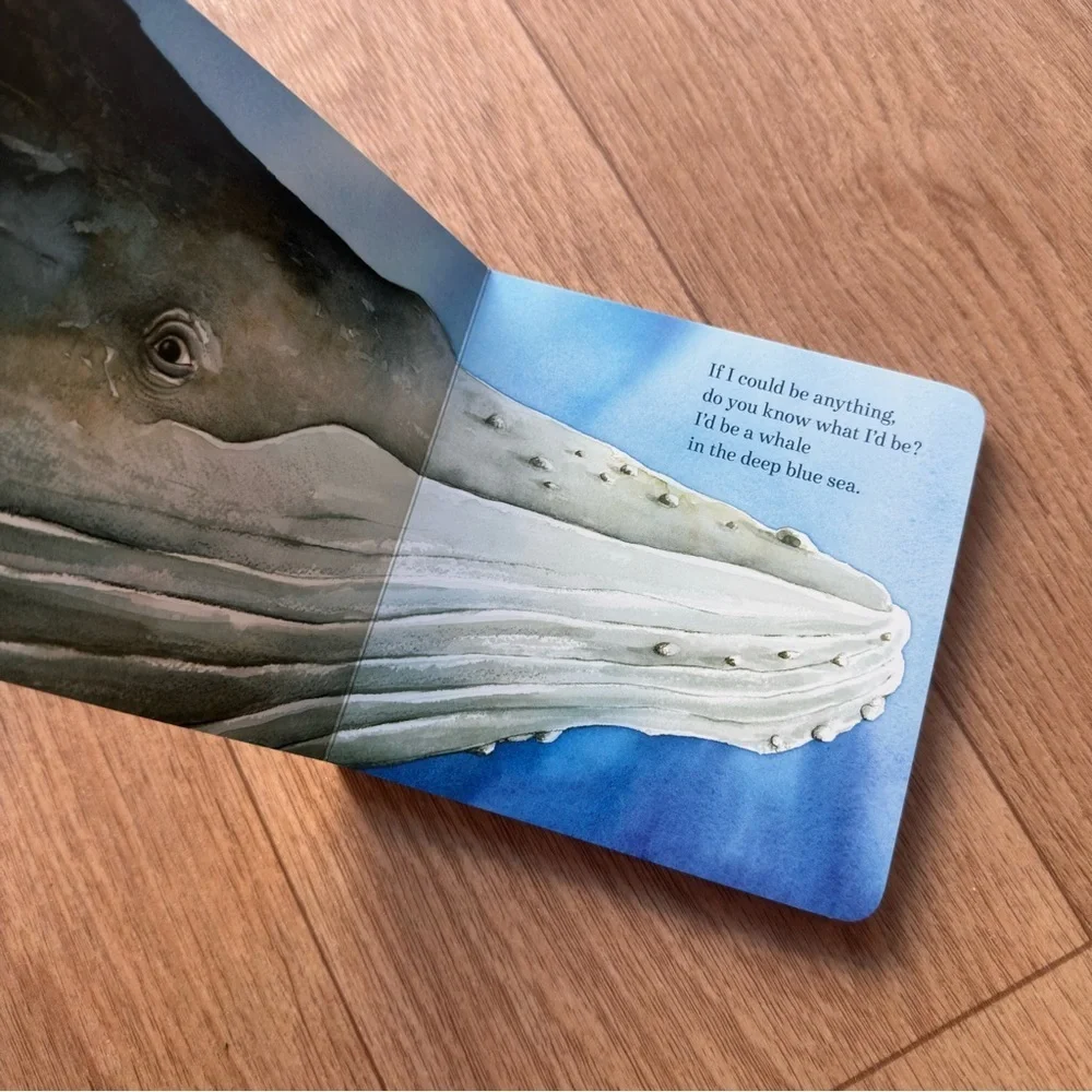 4/$20 Like New If I Were a Whale Children's Board Book, Sea Creatures
